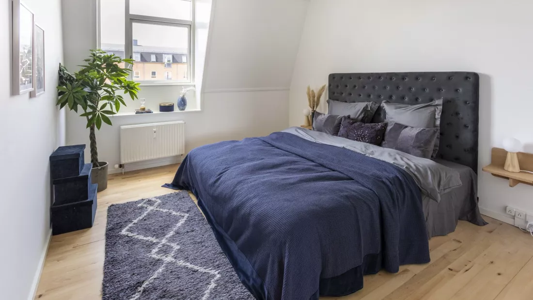 Soveværelse i lejliged på Østerbro