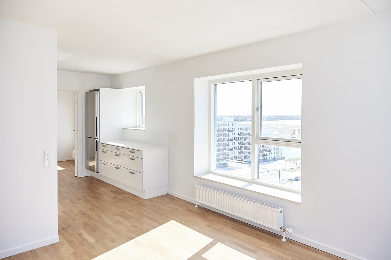 Penthouse på 128 m2 med 3 gode soveværelser 1