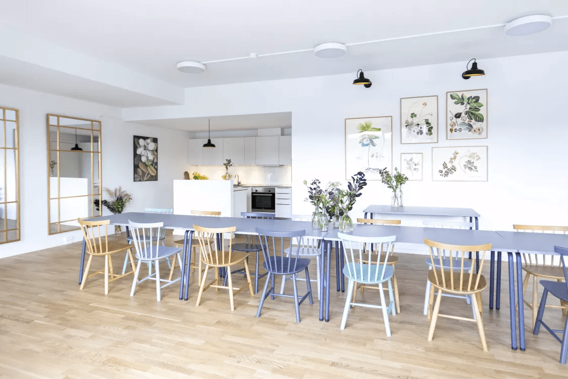 Fælleslokalet i ejendommen Lavetten i Ørestad