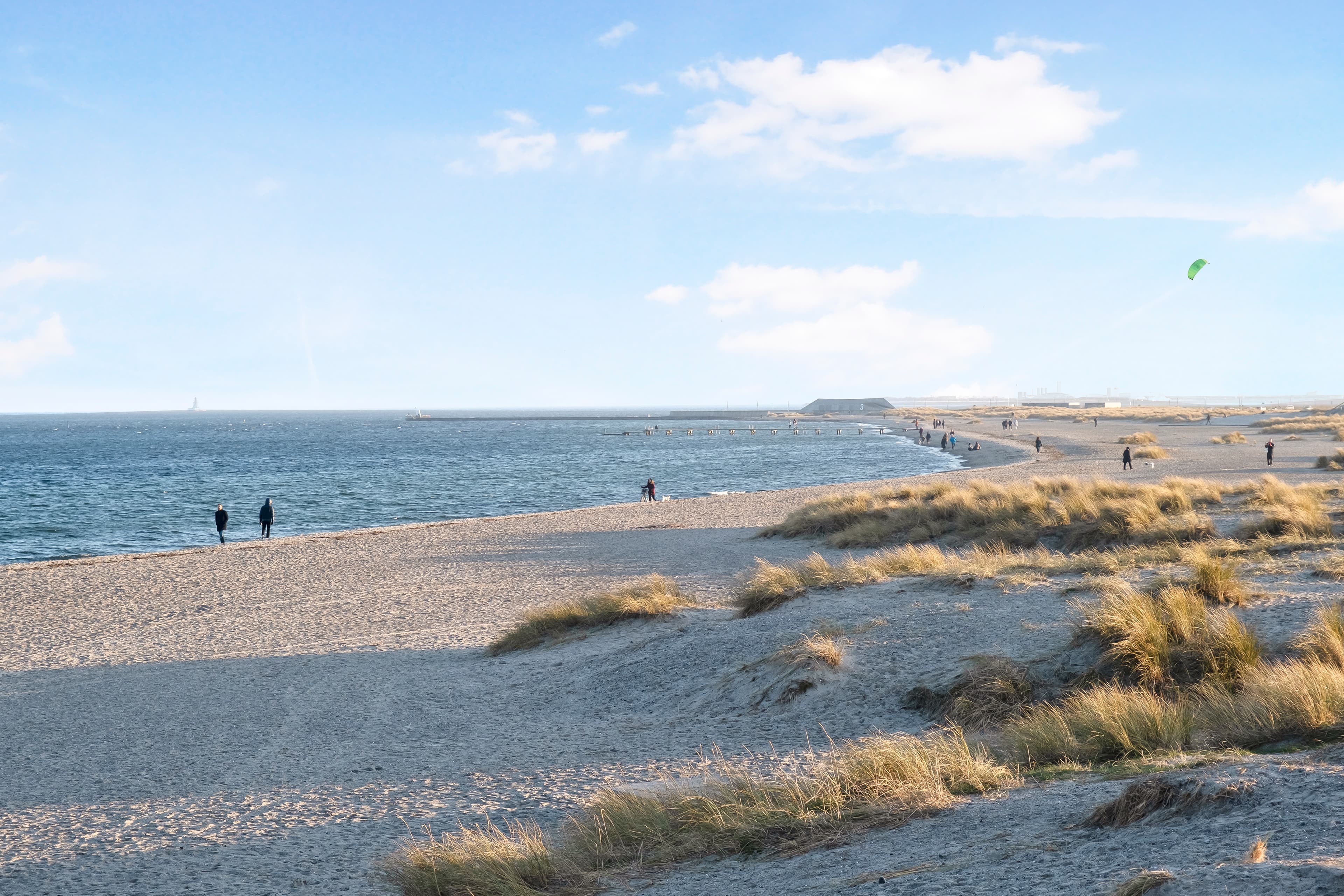 Amager strandparks offentlige strande