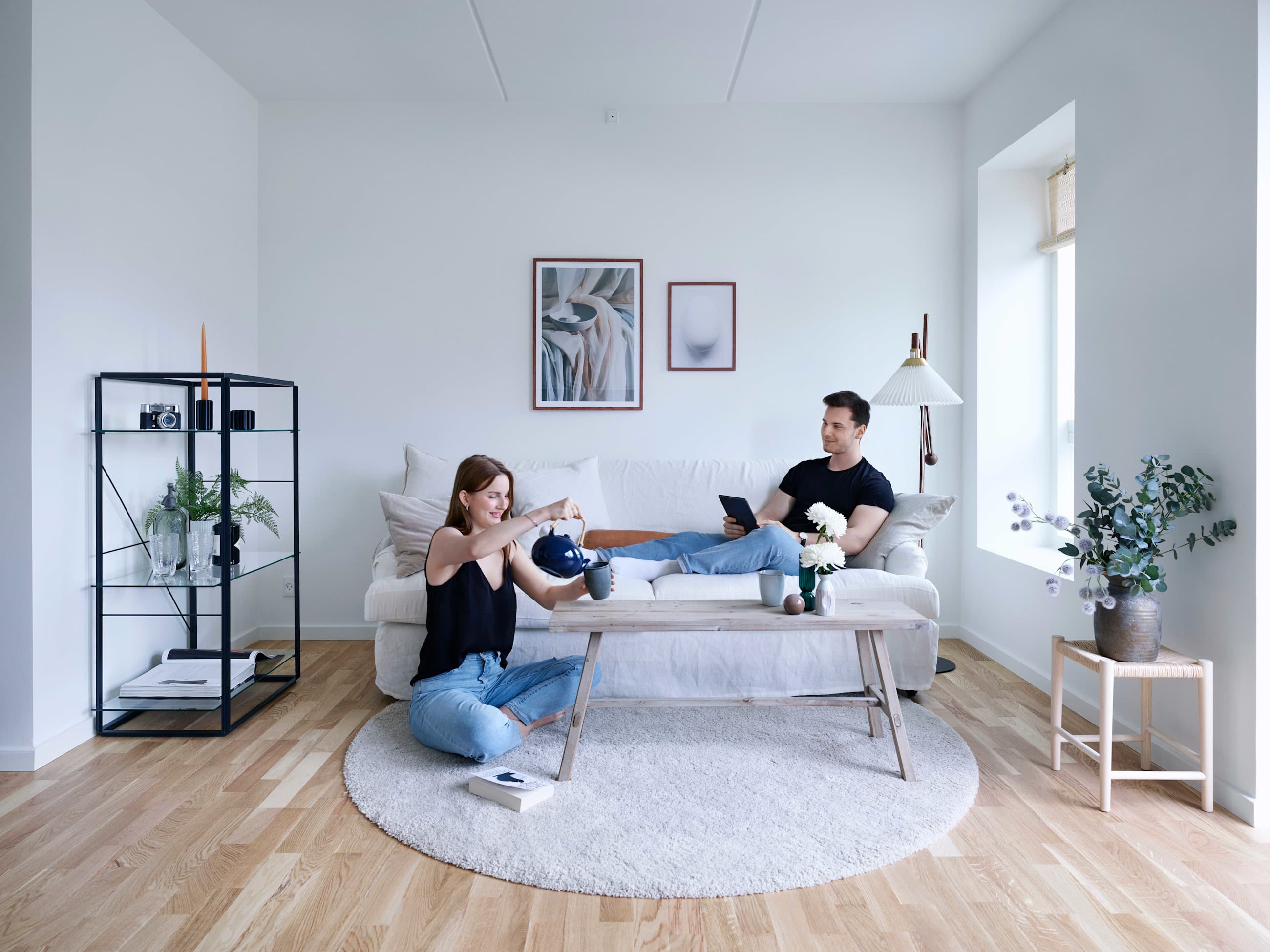 4 værelses lejlighed med stor stue og altan 0