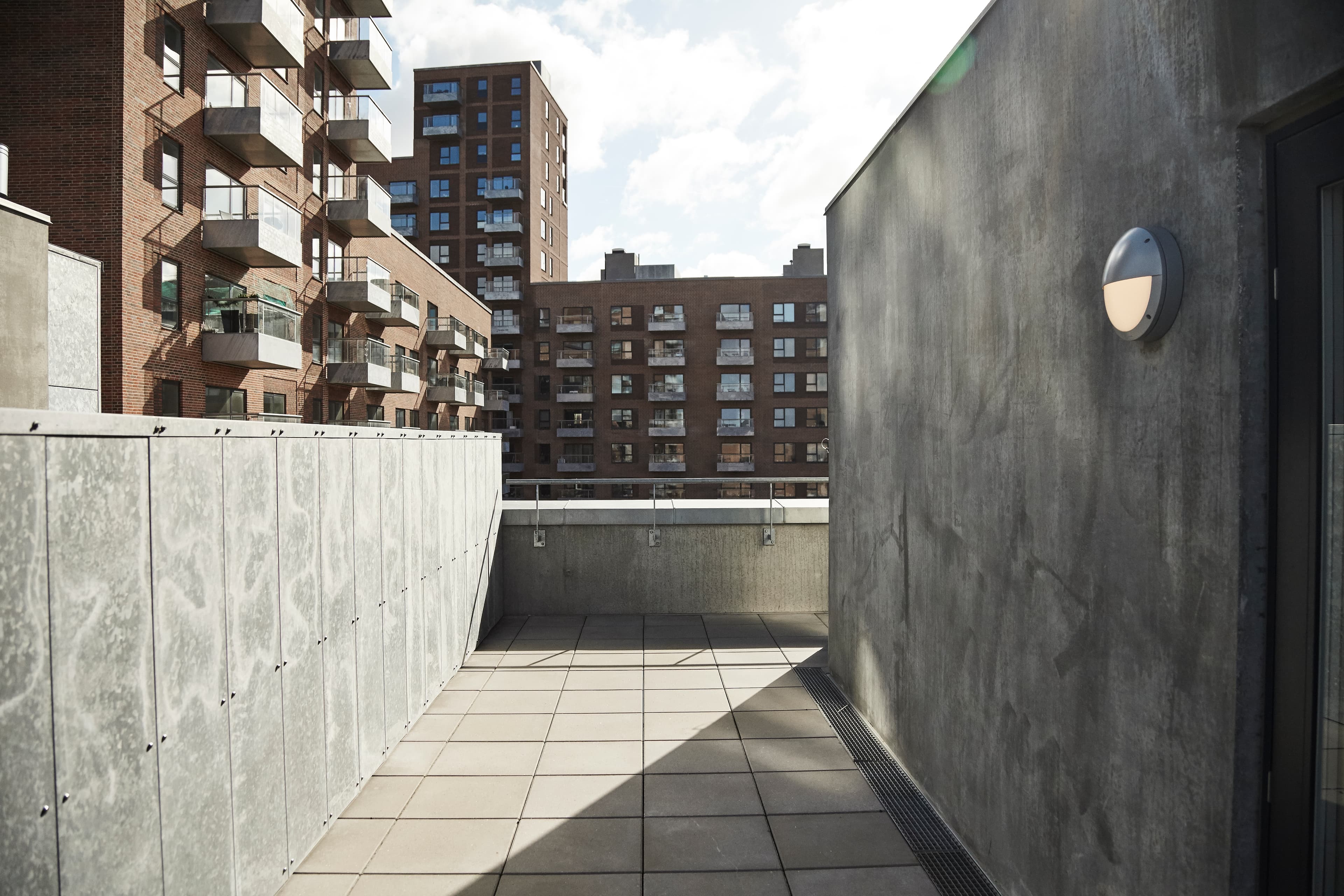 Rækkehus med privat tagterrasse ud til Fælleden 3