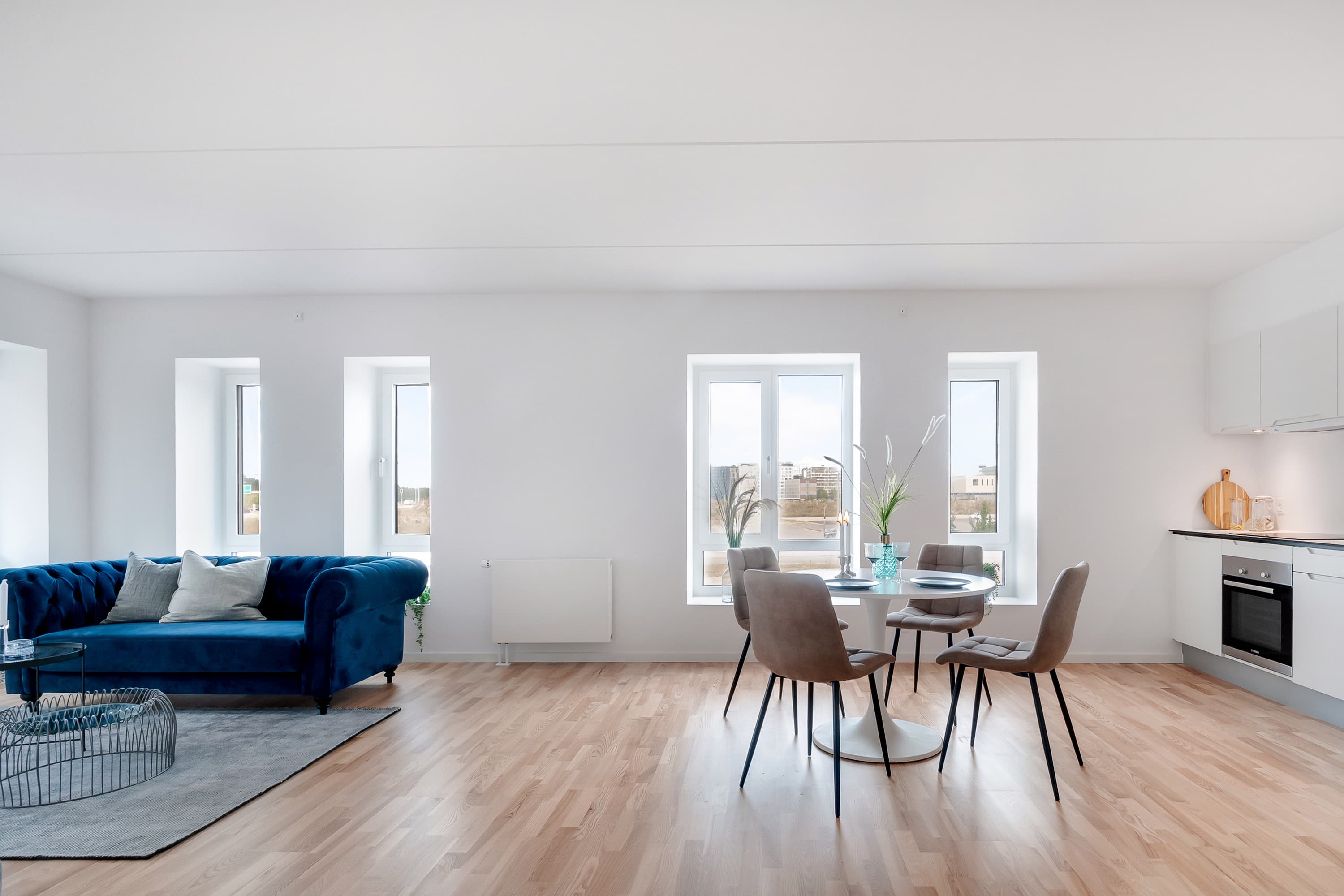 Stor 3 værelses lejlighed tæt på Fields og Metro 4