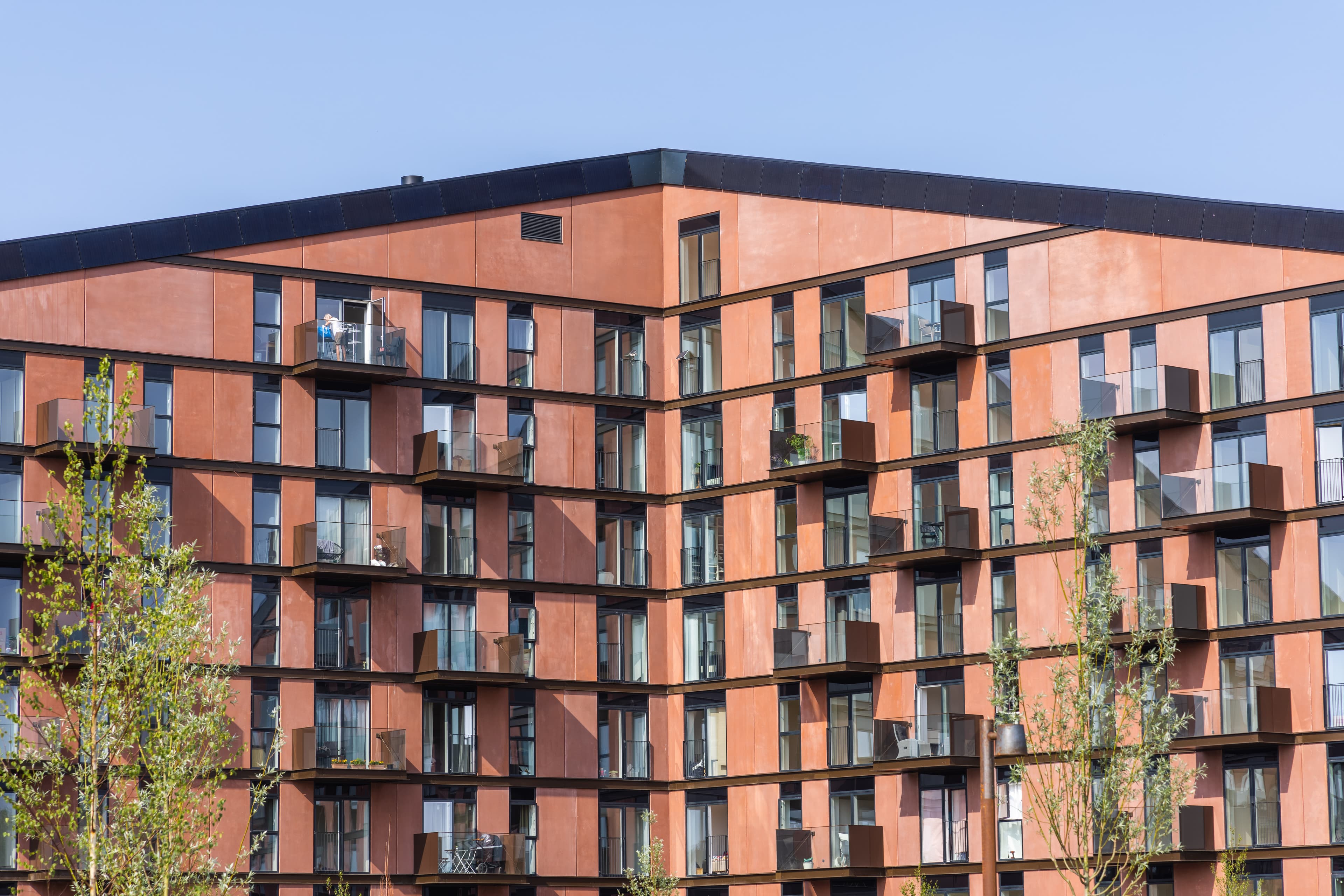 Facade af ejendommen Green Hills i Solrød