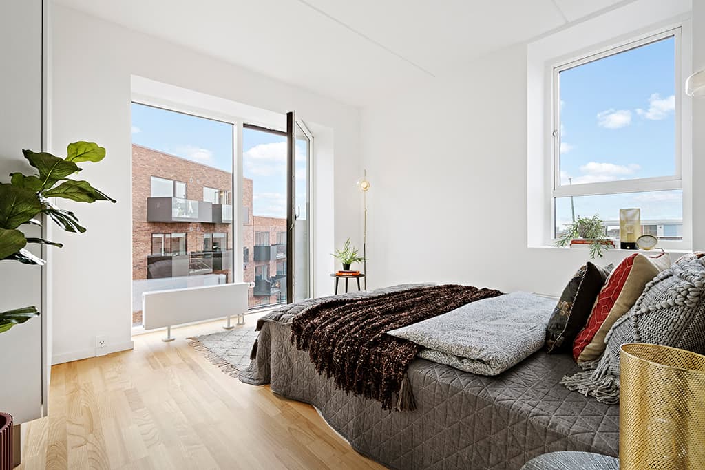 Stor 3 værelses lejlighed på øverste etage med solrig altan 4