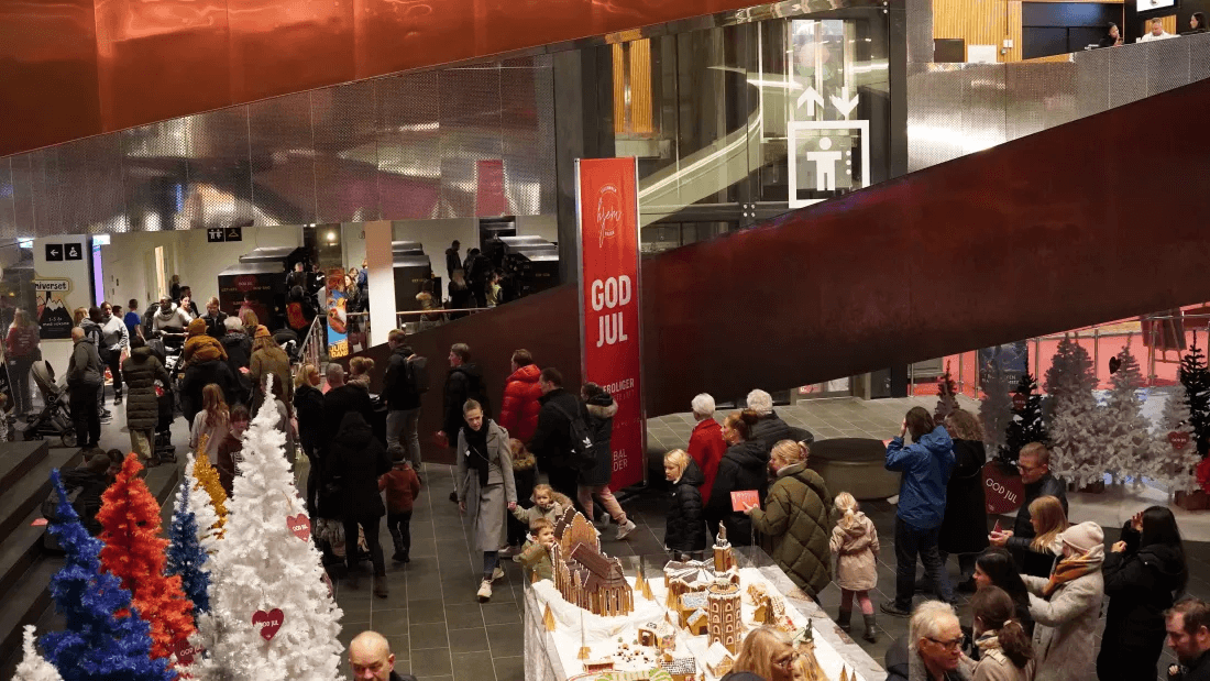 Visitors attend Balder’s Christmas at Experimentarium in Copenhagen in 2023.