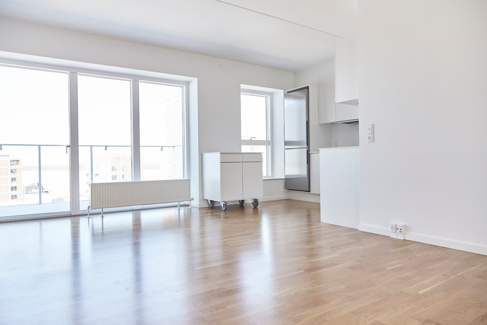 3 værelses lejlighed med fine værelser og to altaner 2